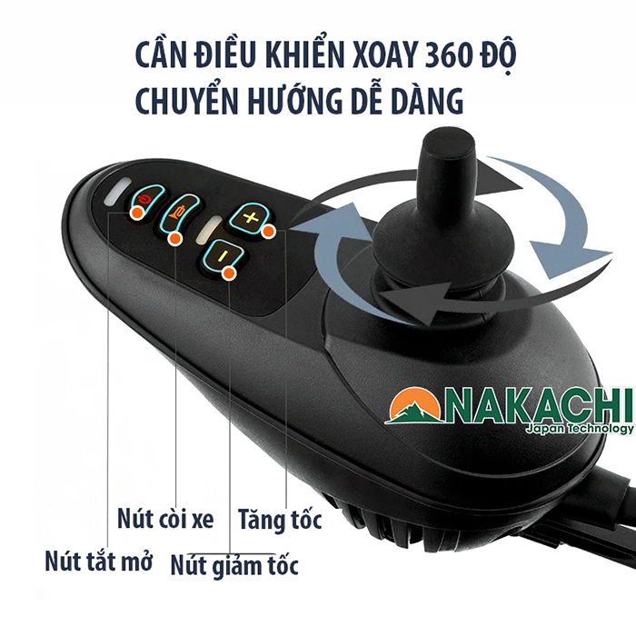 cần điều khiển xe lăn điện NC-001 dễ sử dụng